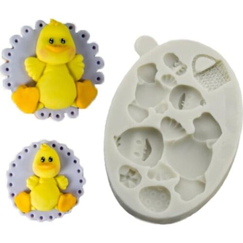 Chick Silicone Moulds Fondant Cakes Decorating Tools Silicone Molds Sugarcraft Chocolate Baking Tools For Cakes Gumpaste Form