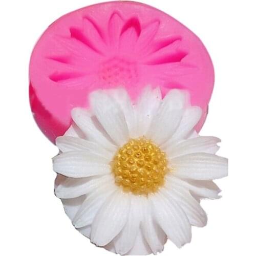 Sunflower Xiao Zou Ju Decorative Silicone Mold Car Air Outlet Aromatherapy Simulation Small Flower Accessory Mold
