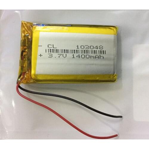 3.7V polymer lithium battery 103048103050 1400MAH large capacity Tablet PC GPS Rechargeable Li-ion Cell