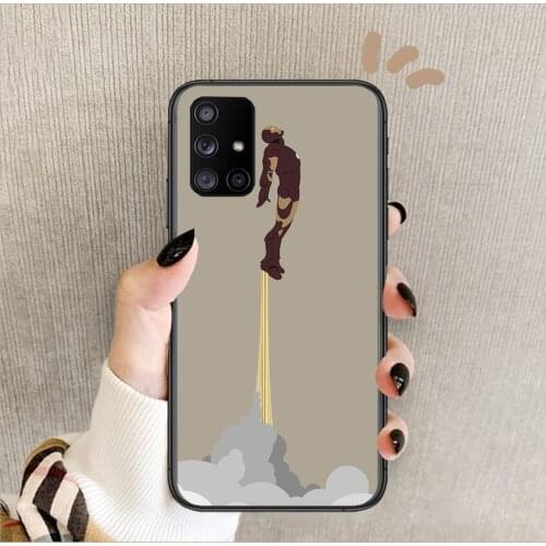 Marvel Iron Man Phone Case Hull For Samsung Galaxy A 50 51 20 71 70 40 30 10 80 E 5G S Black Shell Art Cell Cove