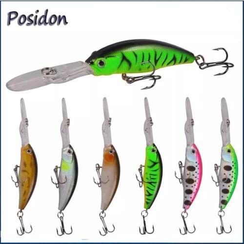 Posidon 7.5g/10cm 3D Eyes Minnow Fishing Lures Plastic Hard Bait Floating Crankbait Wobblers Artificial Swimbait Peche Tackle