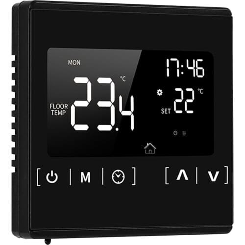 Smart Thermostat LCD Touchscreen Thermostat Programmable Electric Floor Heating System Thermoregulator Temperature Controller