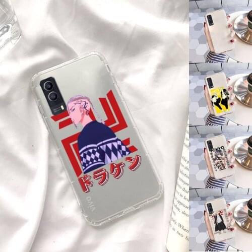 Tokyo Revengers Phone Case Transparent For VIVO X 60 50 30 27 23 21 20 9 pro plus S i + Soft TPU Clear Mobile bags
