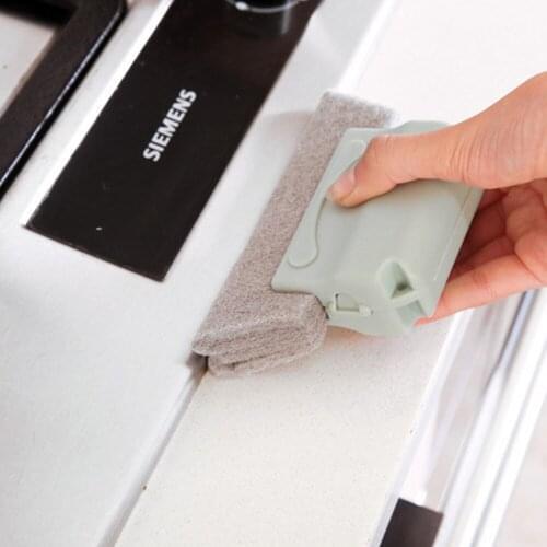 Handheld Window Groove Cleaning Cloth Brush Dust Remover Slot Gap Cleaner Tool Window Cleaning Brush Window Slot Cleaner