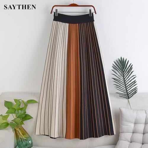 Saythen Women's Knitted Skirts