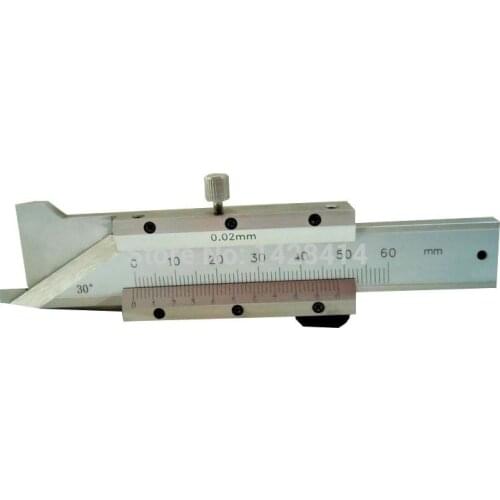 30degrees Chamfer Gauge 0-6mm Stainless steel Chamfering calipers vernier caliper / Chamfer Caliper/Chamfer Vernier Caliper