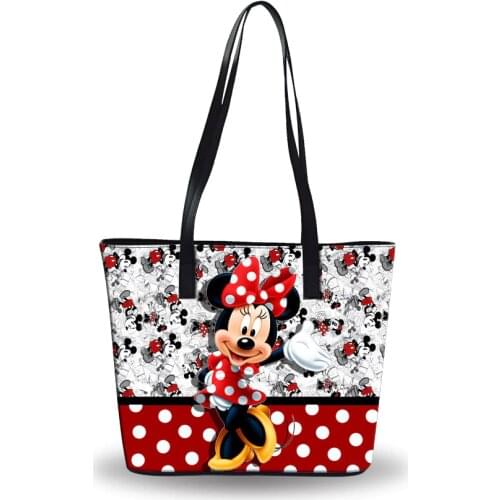 Disney Mickey mouse diaper Bag Shoulder Cartoon lady Tote Large Capacity bag Women waterproof bag fashion hand travel beach bag