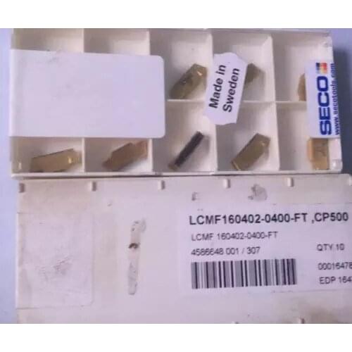 10PCS CARBIDE INSERT LCMF160402-0400-FT,CP500