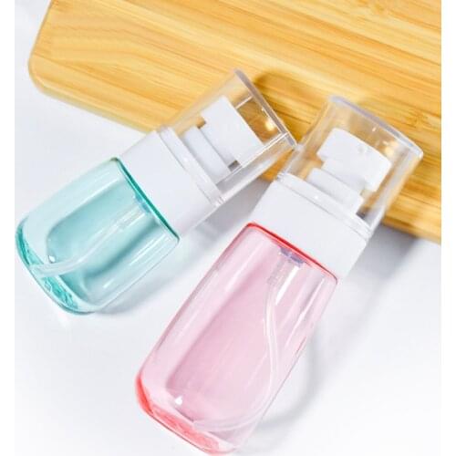 30/60/80ml Travel Empty Spray Bottle Plastic Atomizer Small Mini Empty Refillable Perfume Water Sprayer Bottle Makeup Containers
