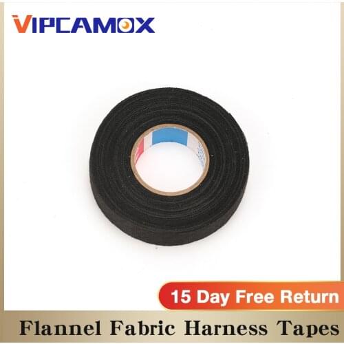 5M Heat-resistant Adhesive Cloth Fabric Tape For Car Auto Cable Harness Wiring Loom Protection New 1.9cm Width