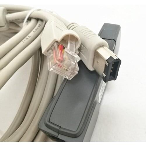 ASD-CNUS0A08 Delta ASDA-B2/A2/AB Servo motor driver programming and debugging cable with usb port 2m new original