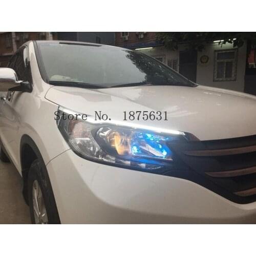 Car DayTime Running Lights LED Rotation Fan Daylight Auto Decorative Lamp For Honda CRV 2012 213 214 215 2016 2PCS