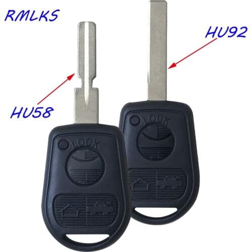 3 Button Uncut Blade Car Key Replacement Remote Key Case Shell for BMW E31 E32 E34 E36 E38 E39 E46 Z3 Fob Uncut Key Case