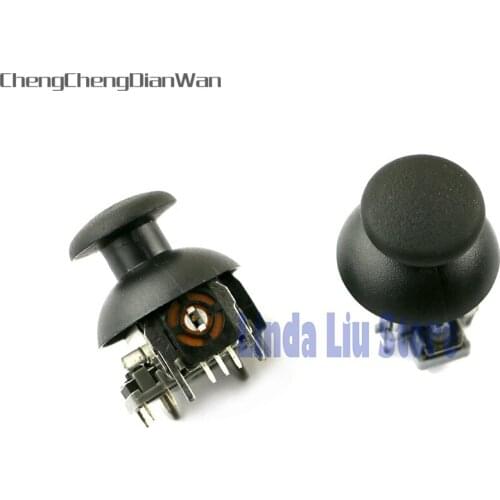 ChengChengDianWan 100pcs=50sets 3D Analog Joystick + 3D Rocker Joystick Cap Shell Mushroom Caps small hole for PS2 Controller