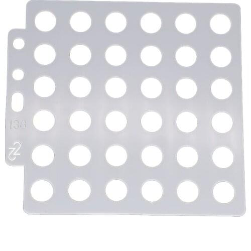 Geometric DIY Layering Stencils Painting Scrapbooking Coloring Embossing Album Decorative Template Card Tool