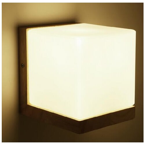 Wall lamp modern simple bedroom bedside warm Japanese aisle lights Chinese solid wood LED lights CL