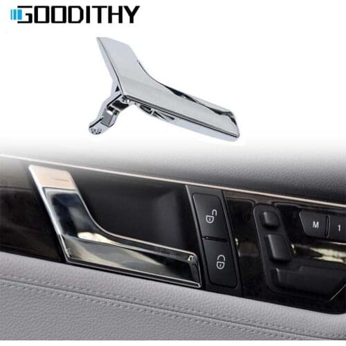 New Chrome Matte Car Inner Door Pull Handles Panel For Mercedes Benz W204 E-Class C-Class GLK 300 C180 C200 C300 2007-2016
