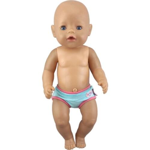 New 1pcs Underwear For 17 Inch Baby Doll 43cm Baby Doll Clothes And Accessoires