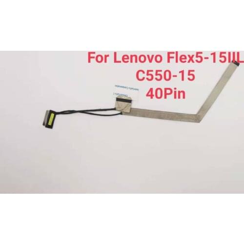 NEW ORIGINAL LCD Cable Screen Wire Video Line For Lenovo Flex5-15IIL C550-15 HD WITH IR CABLE_EDP Cable 5C10S30060 5C10S30059