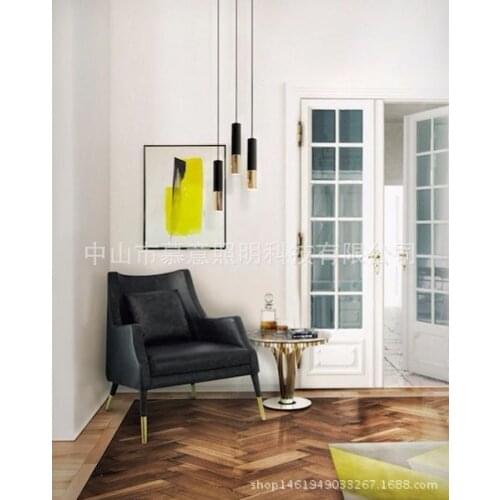 Gold Lampshade Pendant Lights Led Hanging Spotlight Lamp Nordic Modern Design For Dinning Room Metal Suspension Luminaire