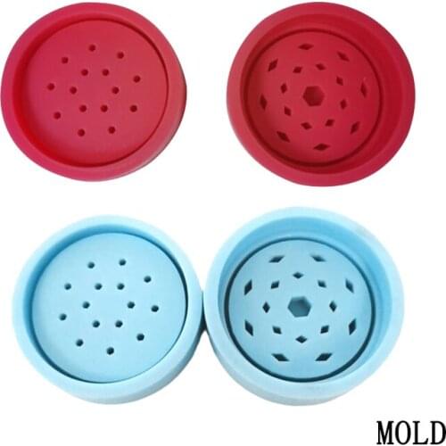 Crystal Epoxy Resin Mold Tobacco Grinder Leaf Herbal Herb Smoke Spice Crusher Silicone Mould DIY Crafts Baking Tool