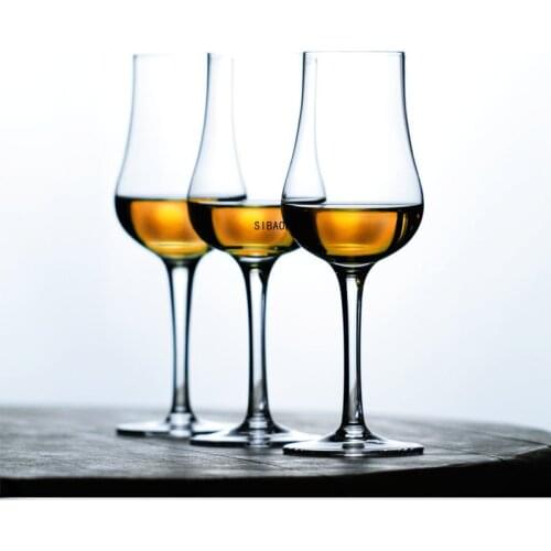 Single Malt Scotch Whisky Crystal Glass Neat Brandy Snifter Wine Taster Drinking Copita Goblet Cup Best Gift For Dad Wholesale