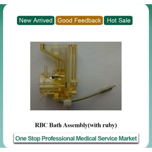 Sysmex KX-21 Hematology Analyzer RBC Bath Assembly with ruby aperture/Transducer ASSY