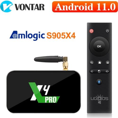 X3 Plus TV BOX Android 9.0 Smart TV Box S905X3 DDR4 RAM 4GB 64GB 2.4G/5G Wifi 1000M BT 4.2 Set top box 4K HD