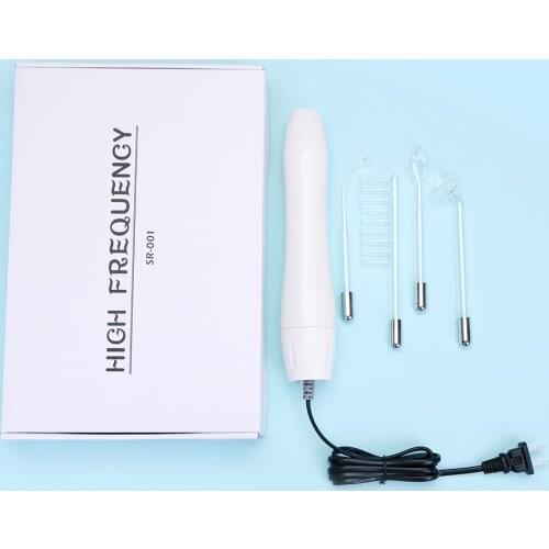 High Frequency Facial Device Electrode Wand Electrotherapy Glass Tube Acne Face Skin Improve Beauty Machine