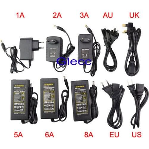 High Quality Has Power Supply DC 12 V 1A 2A 3A 5A 6A 7A 8A 10A Led Transformer For 5050 5730 2835 3014 5050 Has Led Strip Lights