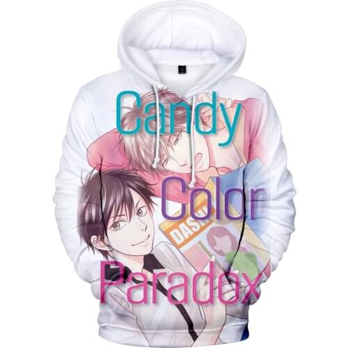 Candy Color Paradox 3D Fashion Fall Winer Suit Hoodies Sportswear Hooded Youthful Punk Youthful Style Women/Men The hooded