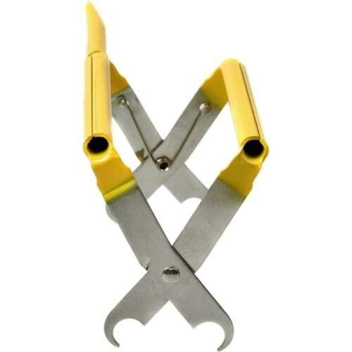 Yellow Beekeeping Frame Grip Holder Lift Gripper Tool with Shovel Knife Bee Hive Frame Clip Bee Keeping Equipment Frame