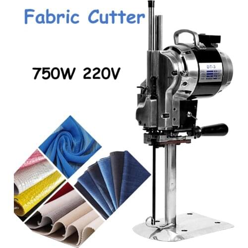 10 Inch Cloth Cutting Machine 750W 220V Fabric Cutter Straight Knife Industrial Automatic Knife Sharpening