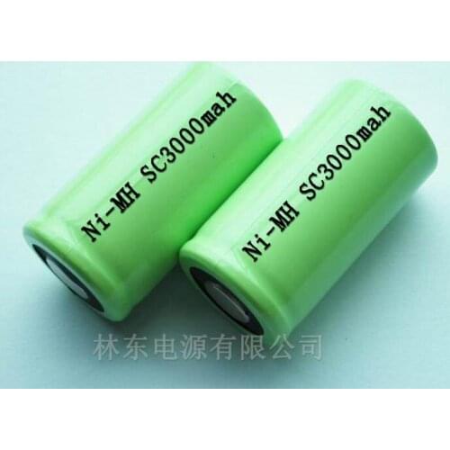 10PCS Ni-MH rechargeable battery No. 3 SC 3000mAh1.2V electric hand drill Vacuum cleaner Sweeper battery