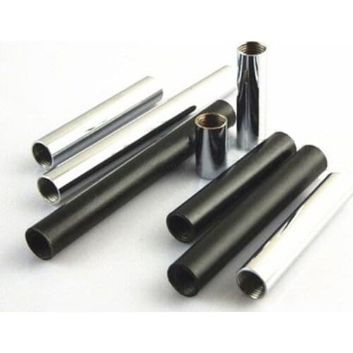 20pcs DIA11.5MM Internal Teeth M10 Straight Tube Two Ends Threaded Connection Hollow Tube Straight Rod DIY Table Lamp Chandelier