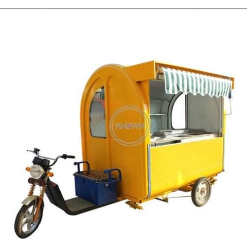 220H Electric Tricycle for Adults Food Truck Mobile Kitchen Vehicle Hot Dog Coffee Ice Cream Food Cart Tuk Tuk Car Free Shipping