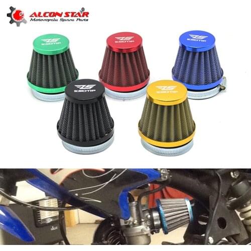 Alconstar- 55mm Motorcycle Carburetor Air Filter Adapter Intake Pipe For 32 34mm MIKUNI OKO KOSO KEIHIN PWK Carburetor Cleaner
