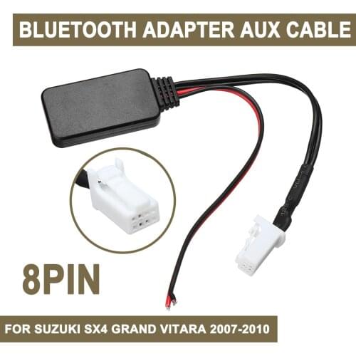 Car Kit bluetooth 4.0 Aux Cable Audio Receiver Wireless Music Stereo Adapter Home For Suzuki SX4 for Grand for Vitara 2007-2010