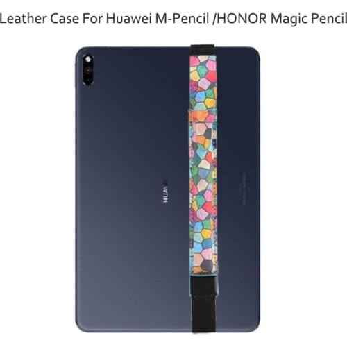 PU Leather Case For Huawei M-Pencil HONOR Magic Pencil Elastic Pocket Sleeve Cover For Apple pencil 1 2 Anti-lost Case