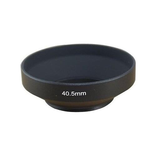37 39 40.5 43 46mm Black Camera Metal Lens Hood Wide Angle Screw In Mount Lens Hood for canon nikon for S&ny Pentax