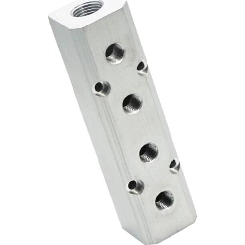 Pneumatic Multi-line Exhaust Gas Block Multi-vent Pipe Joint Distributor