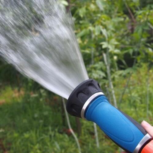 Functional High Pressure Water Spray Gun Brass Nozzle Garden Hose Pipe Lawn Car Wash Nozzle Sprinkler Adjustable Garden Supplies