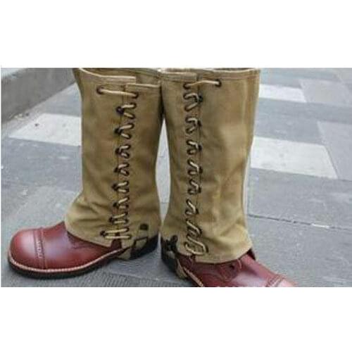 WWII WW2 US ARMY U.S.M.C GAITERS MILITARY UNIFORM M1938 LEGGING PUTTE CANVAS SPATS