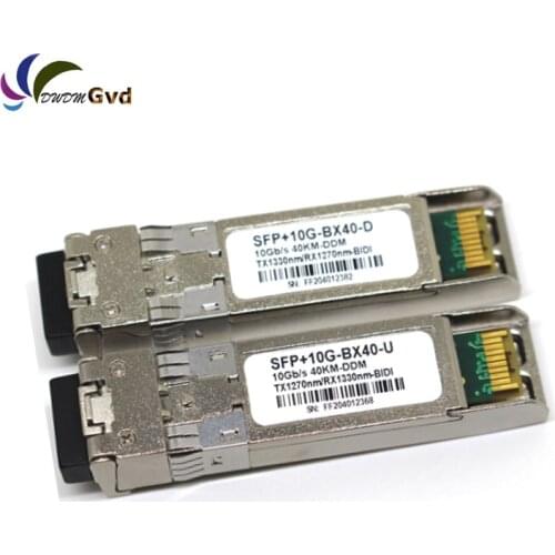 HW SFP-10G-BXD4 Compatible 10G BiDi SFP+ 1330nm-TX/1270nm-RX 40km Transceiver Module