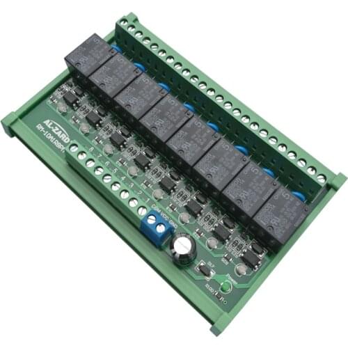 2-32 channel SONGCHUAN optocoupler isolation relay output module PLC signal amplifier board maximum load 10A DC 3.3V 5V 12V 24V