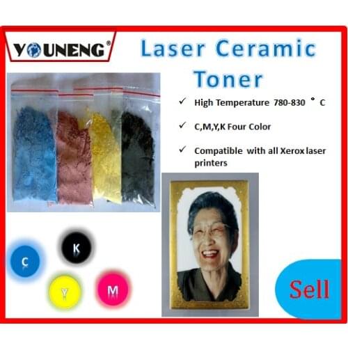 800 degree high temperature color ceramic toner powder Compatible For Ricoh and Xerox model vitrotype Print