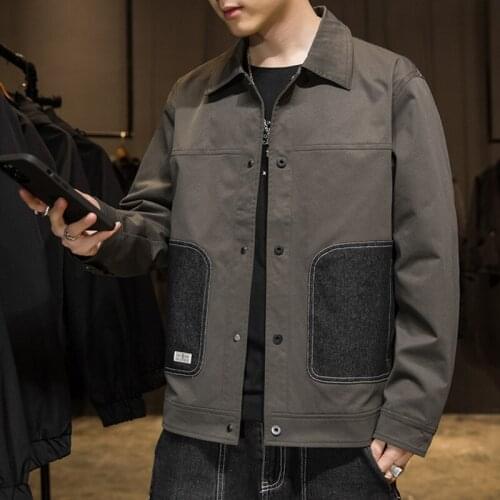 Mens Fashion Jackets and Coats New Mens Windbreaker 2021 Autumn Men Army Cargo Outdoors Clothes Casual Streetwear