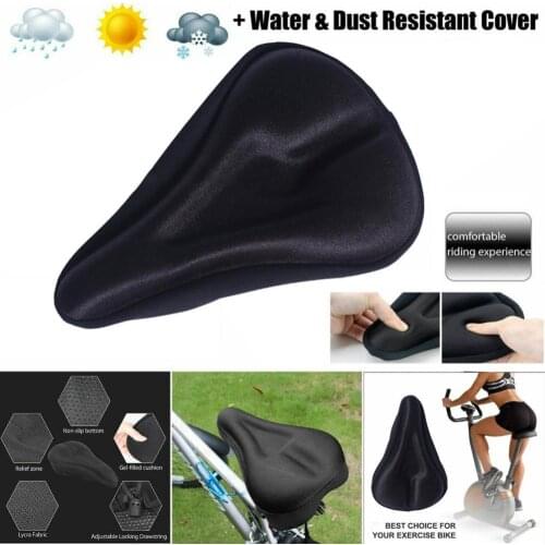 Cycling Bicycle Mountain Road Bike Seat Saddle Thicken Soft Cushion Pad Cover