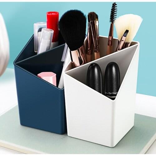 Desktop Storage Pen Holder Creative Fashion Dressing Table Decoration Simple Stationery Storage School Desk Square Pen Holder