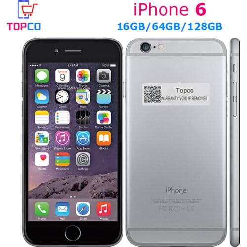 IPhone 6 16GB/64GB/128G Mobile phone Unlocked Original Dual-core 1G RAM 4.7 inches 8MP Camera WIFI GPS Cell Phone dropshipping